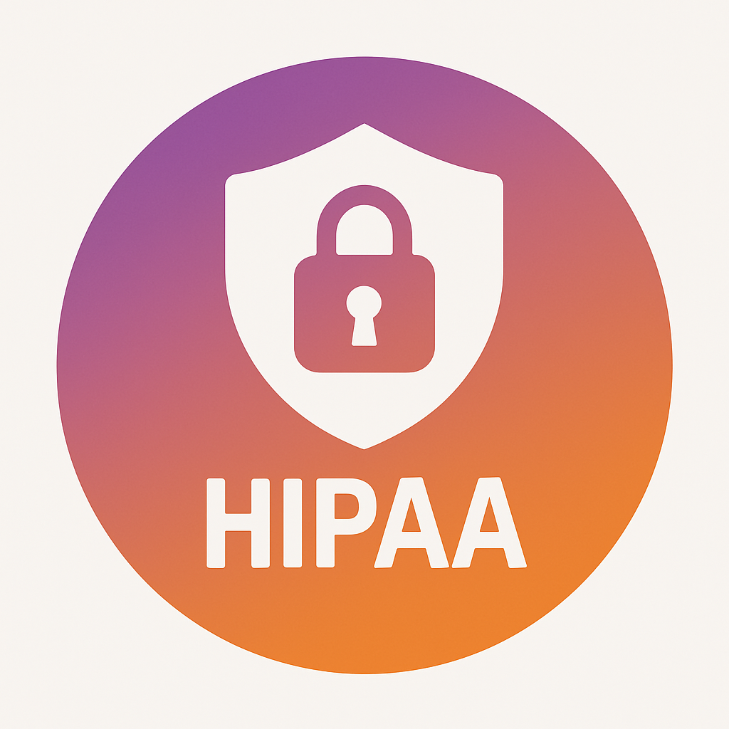 Illustration representing HIPAA-compliant messaging security